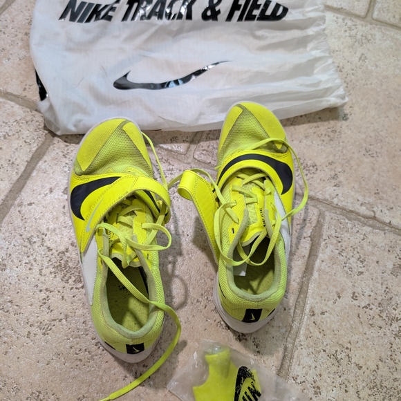 Nike Kids Sneakers - Neon Yellow and White - Picture 1 of 3